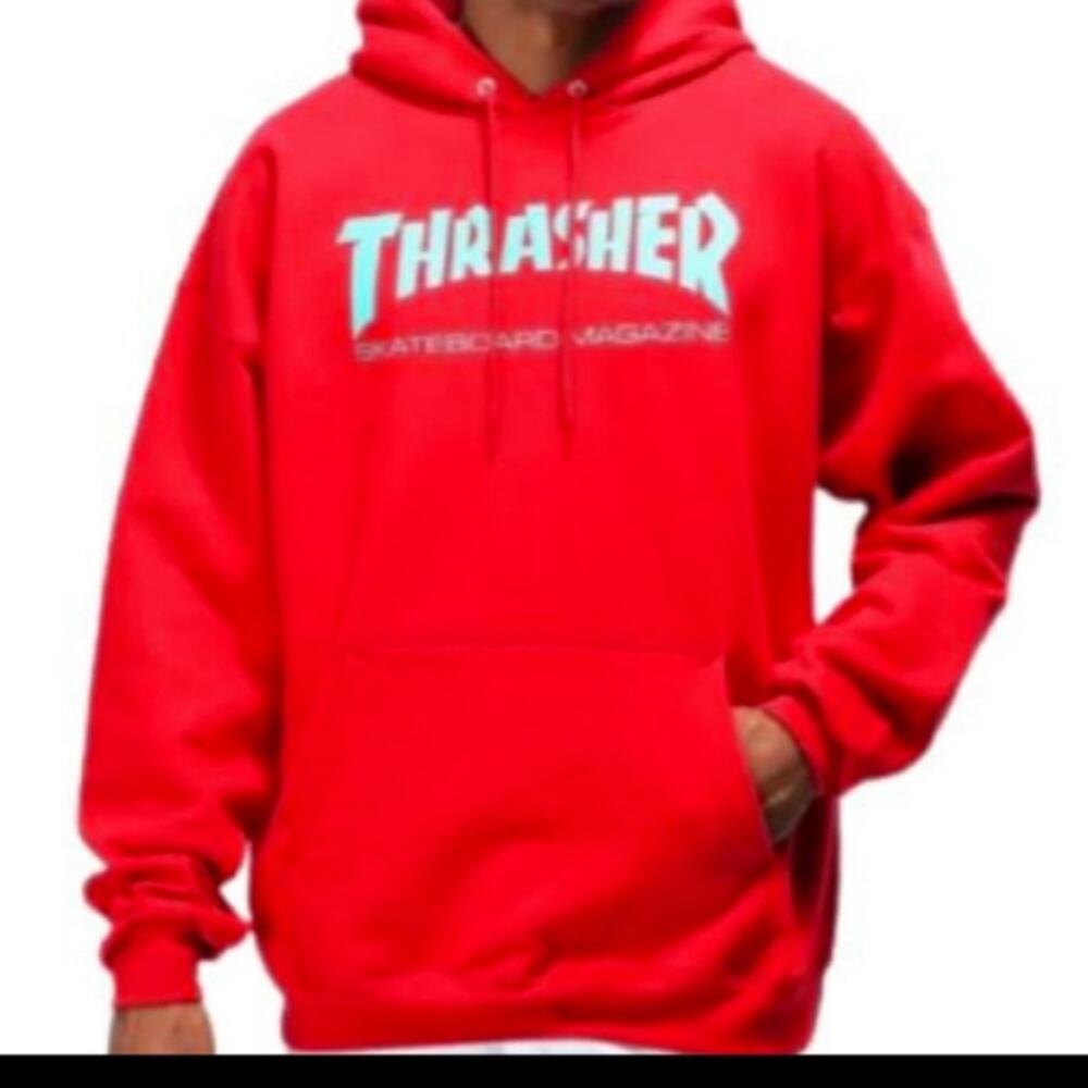 Thrasher Magazine skate skateboard pullover sweatshirt hoodie S